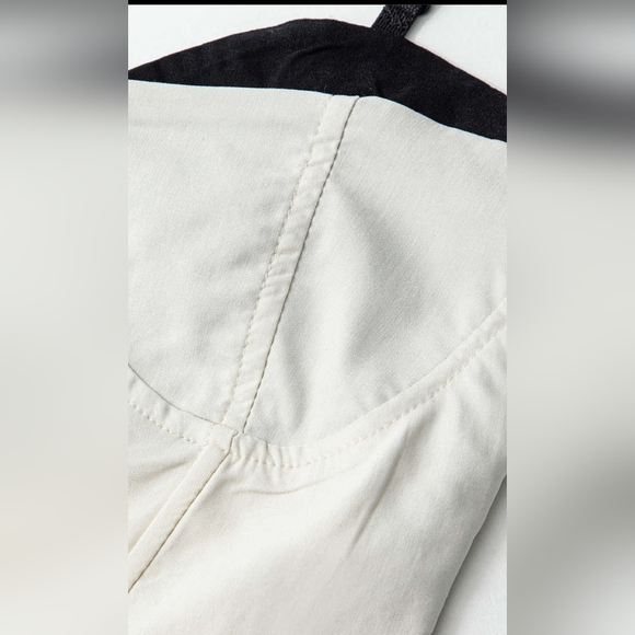 MICAS Contrast Strap Corset Beige Cami Top. Size S NWT - Picture 6 of 9